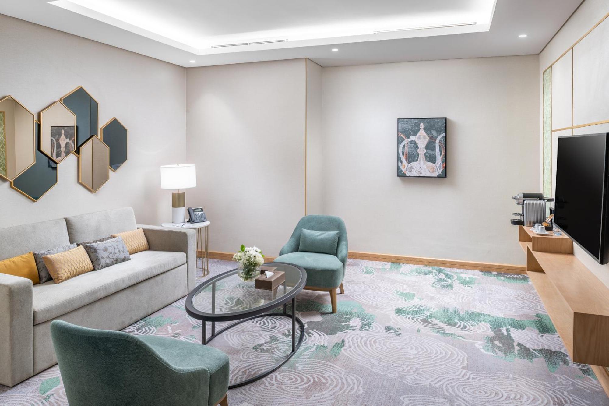 فندق أجنحة طيبة المدينة المدينة المنورة المظهر الخارجي الصورة A suite at the hotel